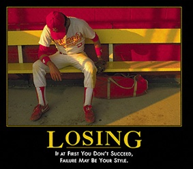 losing..