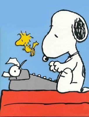 ahh.. the good dog and his writing.. ahh.. the good dog and his writing..